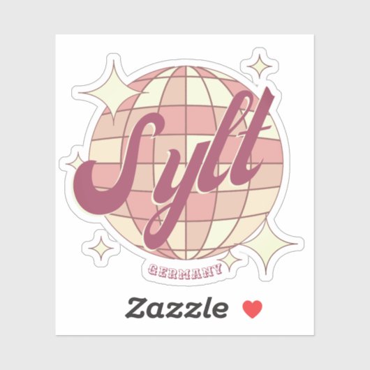 Sylt Deutschland Sticker Deko シール (シート)