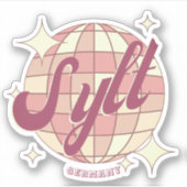 Sylt Deutschland Sticker Deko シール (正面)