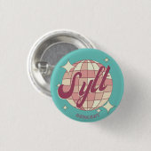 Sylt Deutschland Urlaub Souvenir pin 缶バッジ (正面&裏面)