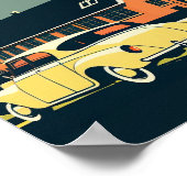 Sylt Germanyミニマルヴィンテージアートポスター ポスター (角)