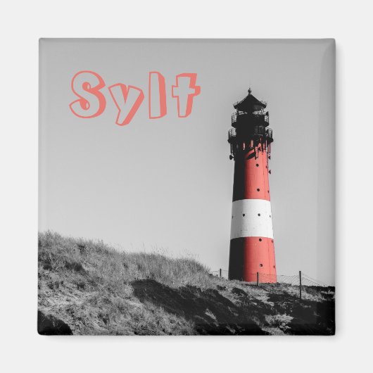 Sylt Leuchturm マグネット (正面)