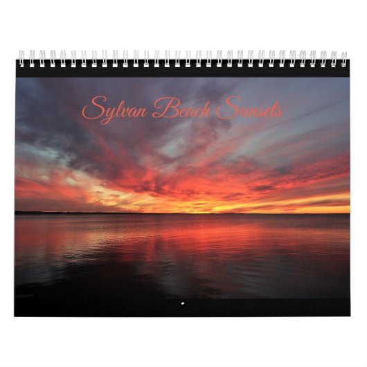 Sylvan Beach Sunsets Calendar カレンダー (カバー)