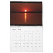 Sylvan Beach Sunsets Calendar カレンダー (1月 2026)