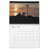 Sylvan Beach Sunsets Calendar カレンダー (2月 2027)