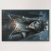 Sylvarae Nightwhisper Puzzle – Mystic Elf Sorceres ジグソーパズル (横)