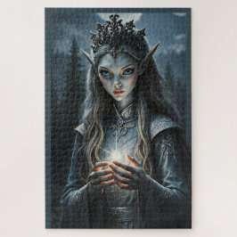 Sylvarae Nightwhisper Puzzle – Mystic Elf Sorceres ジグソーパズル