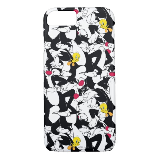 SYLVESTER™およびTWEETY™パターン Case-Mate iPhoneケース (裏面)