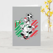 SYLVESTER™ イタリア代表サッカーデザイン カード (黄色い花)