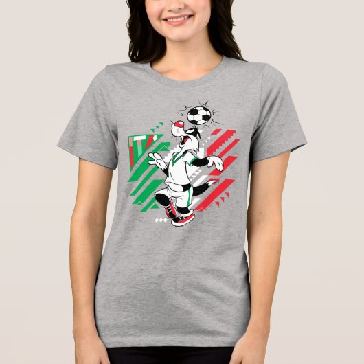 SYLVESTER™ イタリア代表サッカーデザイン トライブレンドTシャツ (正面)