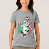 SYLVESTER™ イタリア代表サッカーデザイン トライブレンドTシャツ (正面)