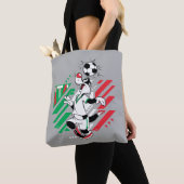 SYLVESTER™ イタリア代表サッカーデザイン トートバッグ (クローズアップ)