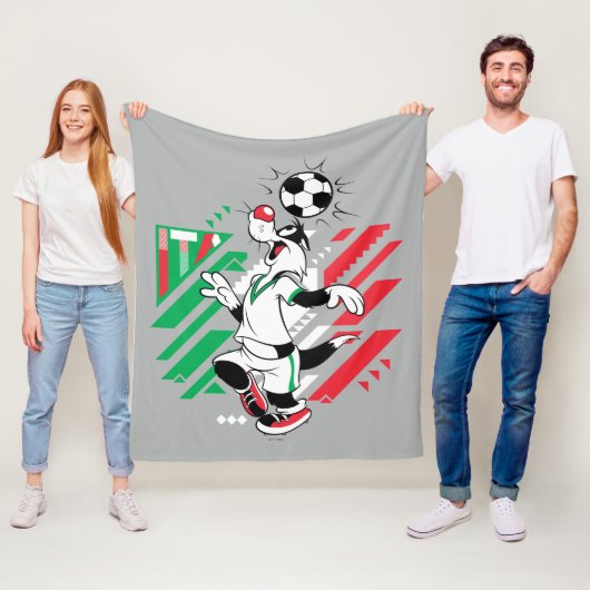 SYLVESTER™ イタリア代表サッカーデザイン フリースブランケット (インサイチュ)