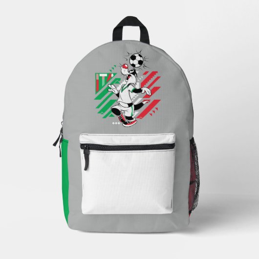 SYLVESTER™ イタリア代表サッカーデザイン プリントバックパック (正面)