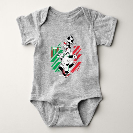 SYLVESTER™ イタリア代表サッカーデザイン ベビーボディスーツ (正面)