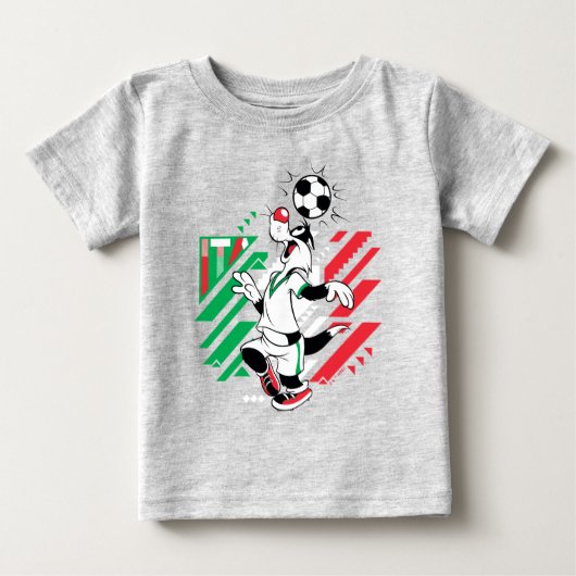 SYLVESTER™ イタリア代表サッカーデザイン ベビーTシャツ (正面)