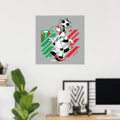 SYLVESTER™ イタリア代表サッカーデザイン ポスター (ホームオフィス)