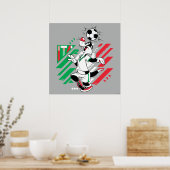 SYLVESTER™ イタリア代表サッカーデザイン ポスター (キッチン)