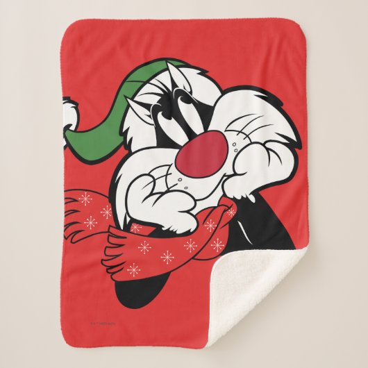 SYLVESTER™クリスマスの感想 シェルパブランケット (正面)