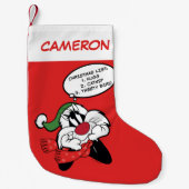 SYLVESTER™クリスマスの感想 スモールクリスマスストッキング (正面)