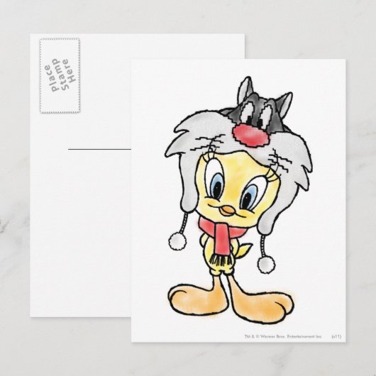 SYLVESTER™帽子 ポストカード (正面/裏面)