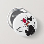 SYLVESTER™擦り爪 缶バッジ (正面&裏面)