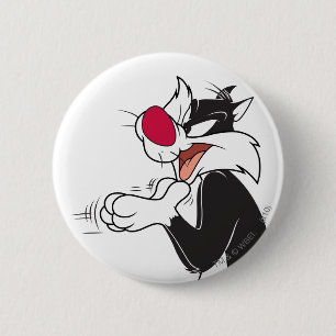 SYLVESTER™擦り爪 缶バッジ