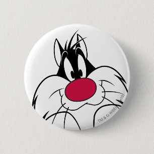 SYLVESTER™赤鼻顔 缶バッジ