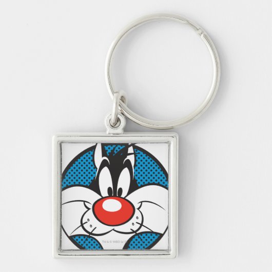 SYLVESTER™ Dottyアイコン キーホルダー (正面)