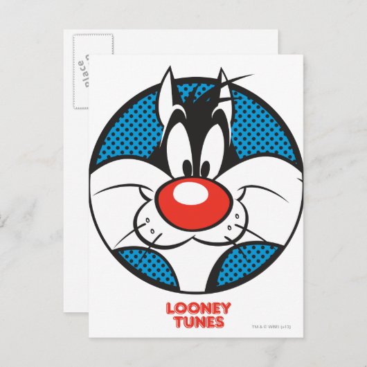 SYLVESTER™ Dottyアイコン ポストカード (正面/裏面)