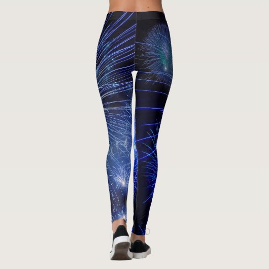 Sylvester Fireworks - Power Yoga Leggings レギンス (裏面)