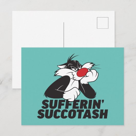 SYLVESTER™ "Succotash"スルキング ポストカード (正面/裏面)