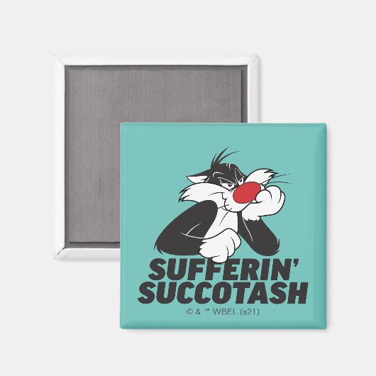 SYLVESTER™ "Succotash"スルキング マグネット (正面/裏面)