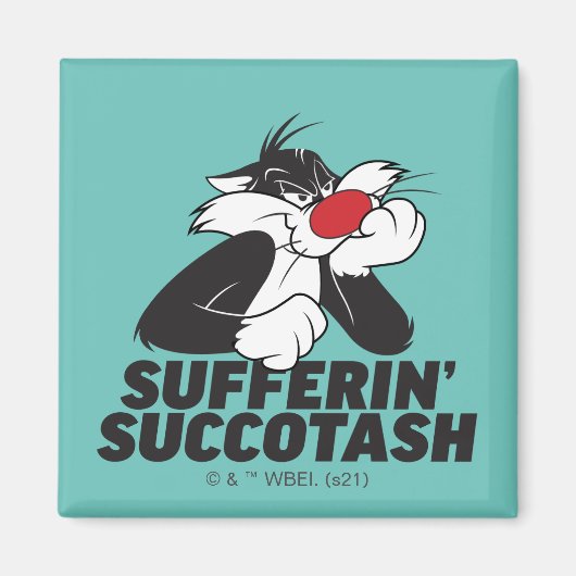 SYLVESTER™ "Succotash"スルキング マグネット (正面)