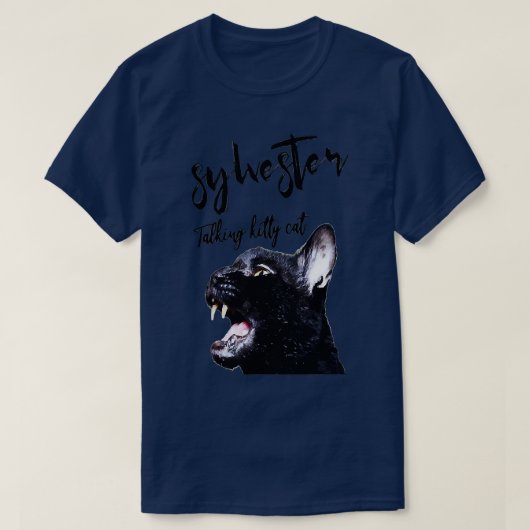 sylvester talking kitty cat  tシャツ (デザイン正面)