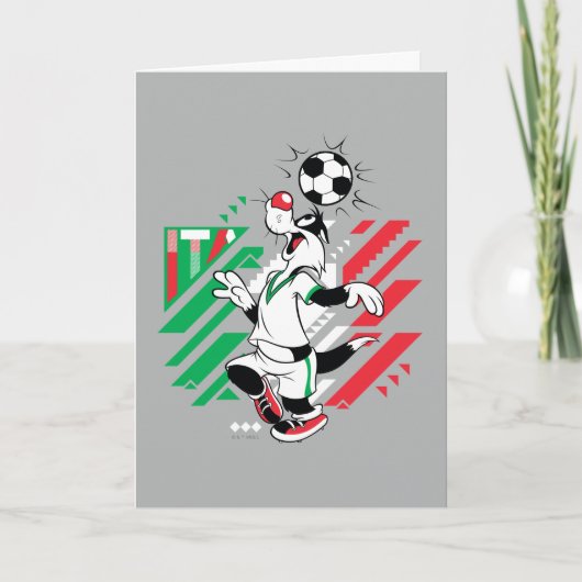 SYLVESTER™ Team Italy Soccer Graphic カード (正面)