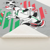 SYLVESTER™ Team Italy Soccer Graphic シェルパブランケット (3/4)