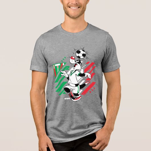 SYLVESTER™ Team Italy Soccer Graphic トライブレンドTシャツ (正面)