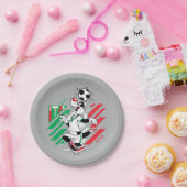 SYLVESTER™ Team Italy Soccer Graphic ペーパープレート (パーティー)