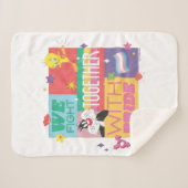 SYLVESTER™ & TWEETY™|プライドと共に戦う シェルパブランケット (正面(横))