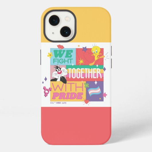 SYLVESTER™ & TWEETY™|プライドと共に戦う iPhoneケース (裏面)