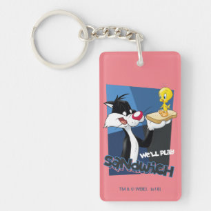 SYLVESTER™ & TWEETY™「We Swindh遊」(SYLVESTER™ & TWEE キーホルダー