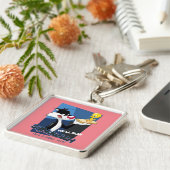 SYLVESTER™ & TWETY™「サンドイッチ遊す」 キーホルダー (側面)