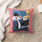 SYLVESTER™ & TWETY™「サンドイッチ遊す」 クッション (ブランケット)