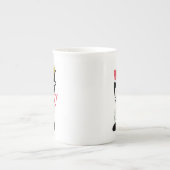 SYLVESTER™ & TWETY™ – 悪いオールドプディ・タット ボーンチャイナマグカップ (正面)