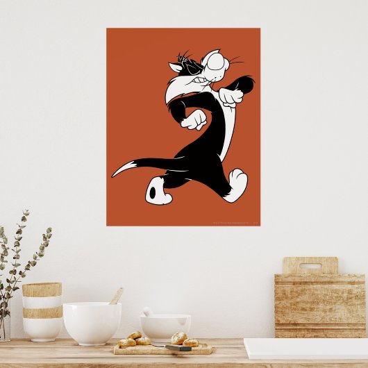 SYLVESTER™ Walking ポスター (キッチン)