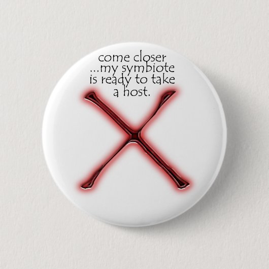 Symbioteの袋 缶バッジ (正面)