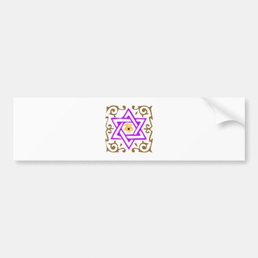 Symbol Freimaurer free masons バンパーステッカー (正面)