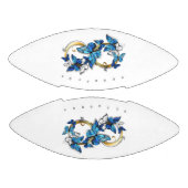 Symbol Infinity of Blue Morpho Butterflies アメリカンフットボール (パネル)