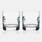 Symbol Infinity of Blue Morpho Butterflies ウイスキーグラス (右)