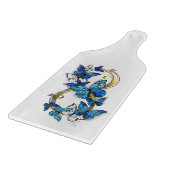 Symbol Infinity of Blue Morpho Butterflies カッティングボード (角)